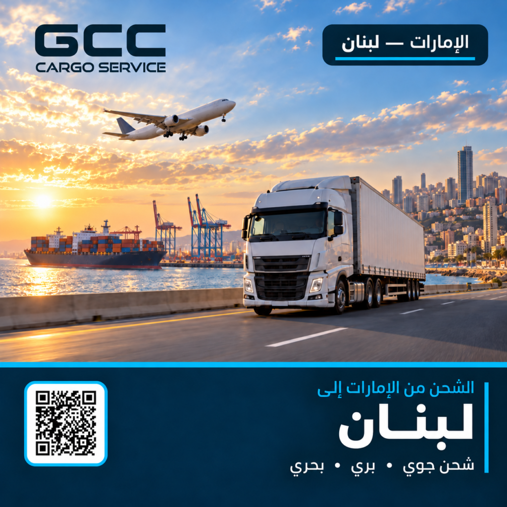 الشحن من الإمارات إلى لبنان جوًا وبرًا وبحرًا