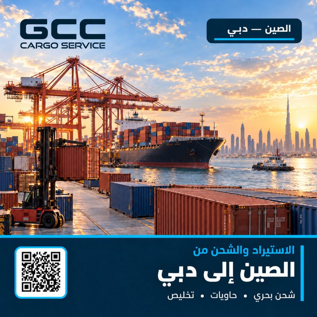 الشحن والاستيراد من الصين إلى دبي