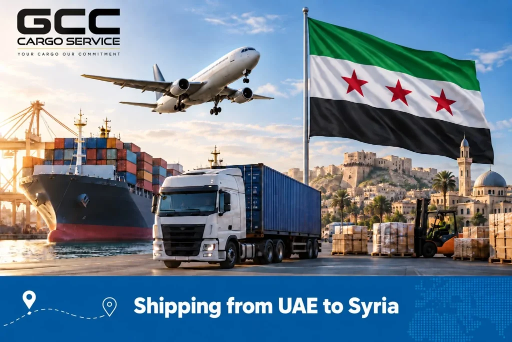 Shipping from the UAE to Syria by air, sea and road freight