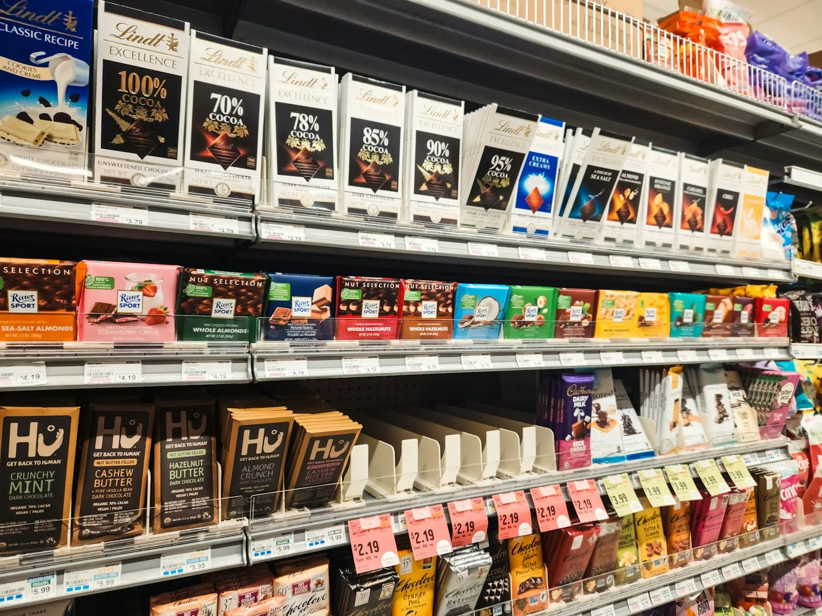 Packaged chocolate products requiring controlled temperature transport
