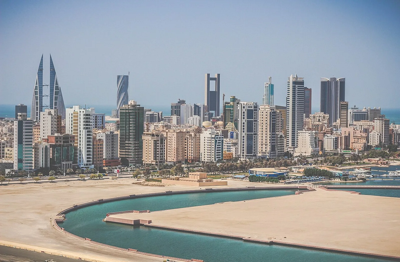 A landmark in Bahrain