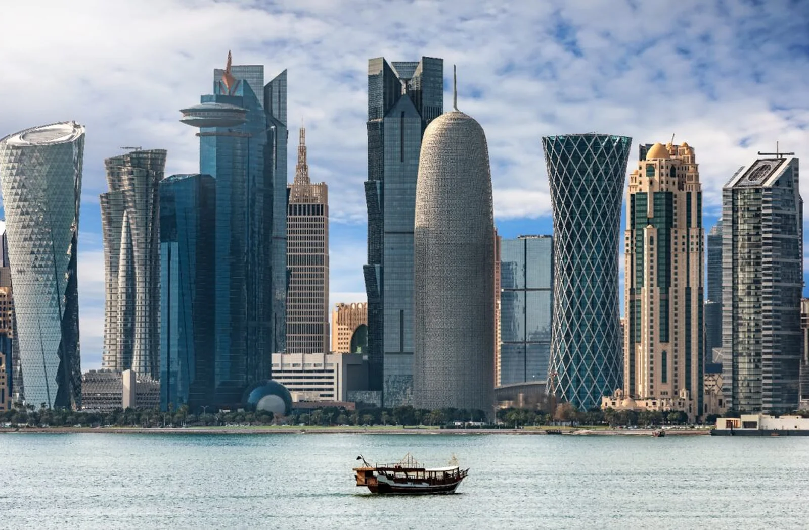 A landmark in Qatar