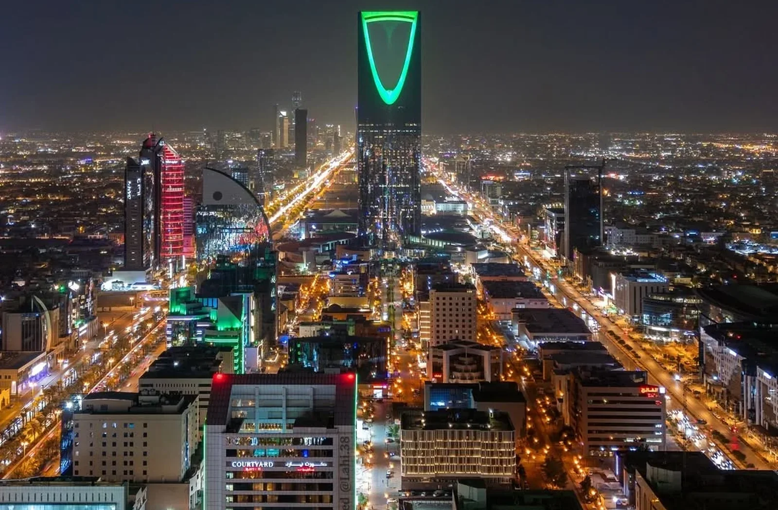 A landmark in Saudi Arabia