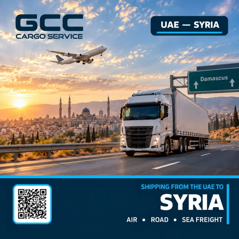 Shipping from the UAE to Syria by air, road and sea freight